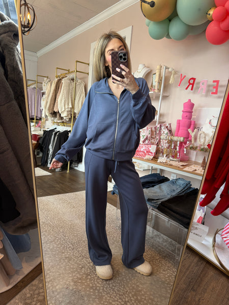 Scuba sweatsuit - Dusty blue