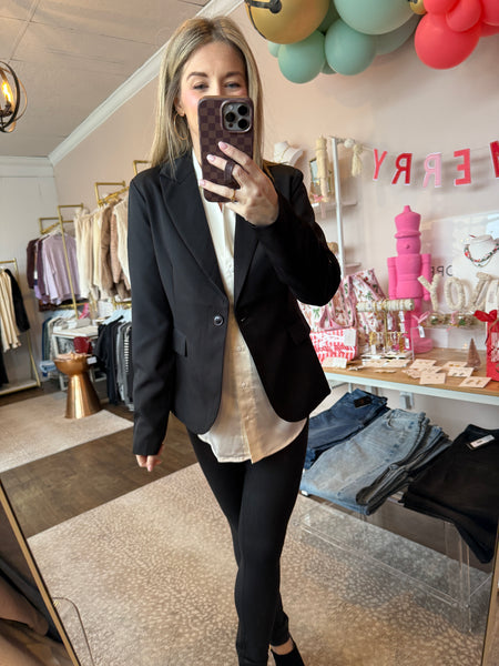 Single Button Blazer
