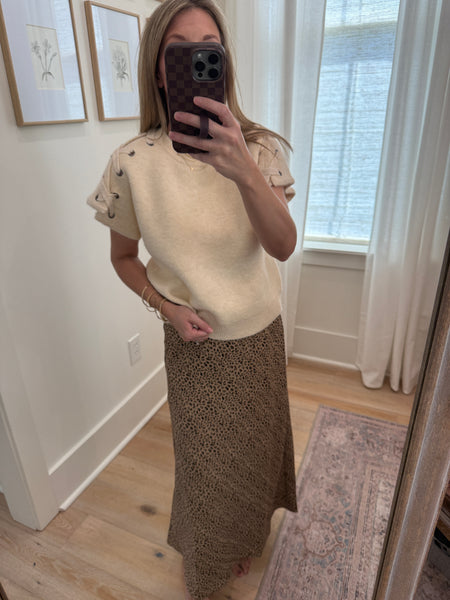 Cheetah Midi Skirt