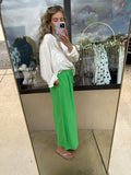 Green Midi Skirt