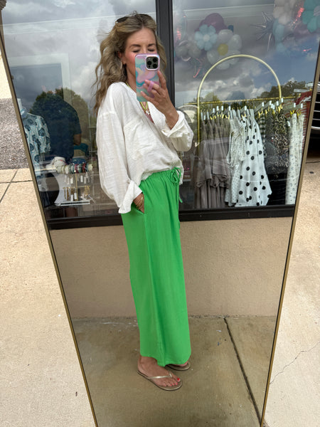 Green Midi Skirt