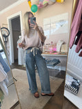 Side Stripe Slouchy Jeans