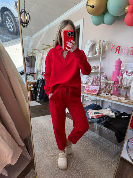 Malibu set - Cherry Red