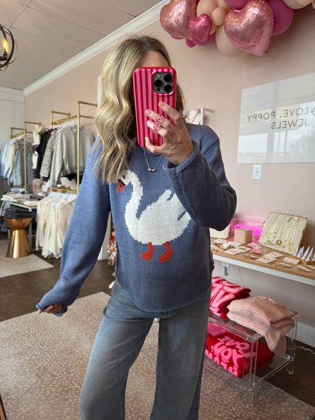 Swan Knit Sweater