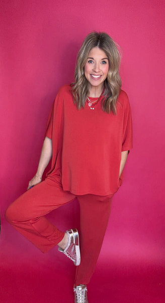 Laguna Set  - Blushed Brick (2 piece set)