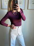 Dark Cherry Layering Top
