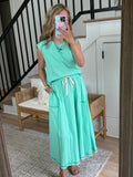 Mint Skirt Set - 2pcs