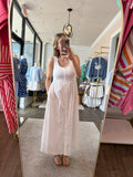 Knit Tank Midi Dress - Off White