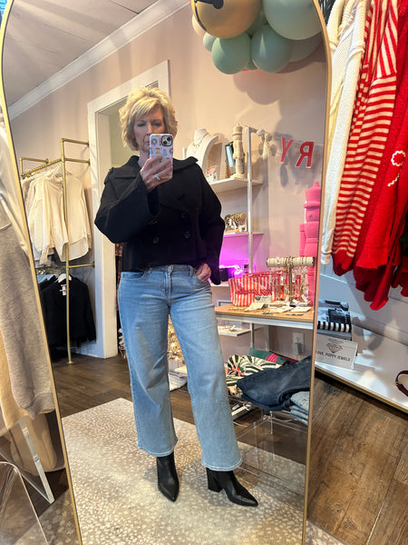 JBD mid rise wide leg - light denim