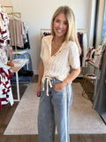 Side Stripe Slouchy Jeans