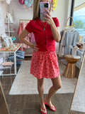 Strawberry Gingham Skirt
