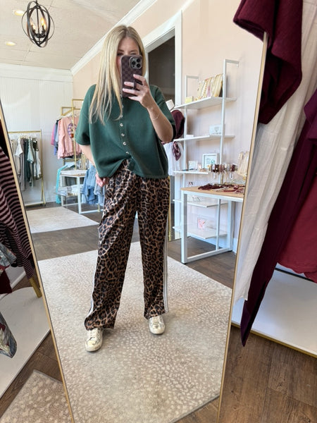 Evergreen Short Sleeve Sweater Cardigan