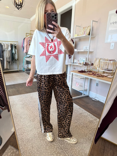 Quilted Horseshoe Tee