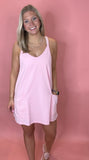 Baby Pink Romper Dress
