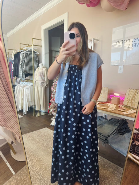 Sky Blue Sleeveless Piper