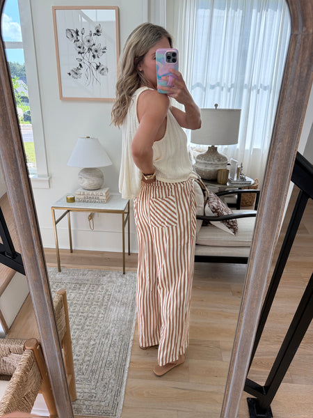 Mocha Drawstring Pants