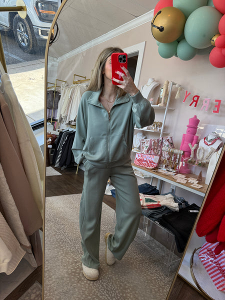 Scuba sweatsuit - Sage Green