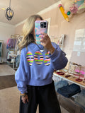Boo Crop Sweatshirt