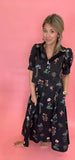Fun Floral Midi Skirt