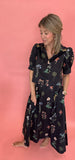 Fun Floral Midi Skirt