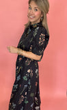Fun Floral Midi Skirt