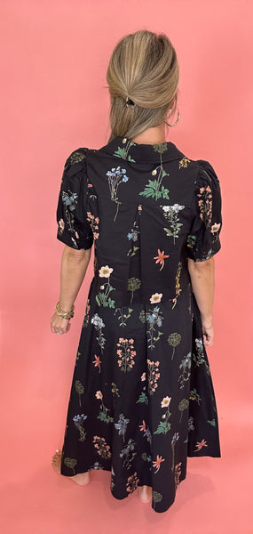 Fun Floral Midi Skirt