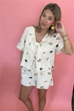 Floral Tie Front Top