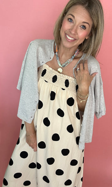 Short Sleeve Piper Cardigan