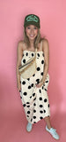 Polka Dot Linen Maxi
