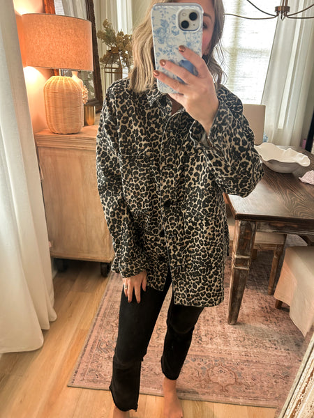 Leopard Print Shacket *FLASH SALE*