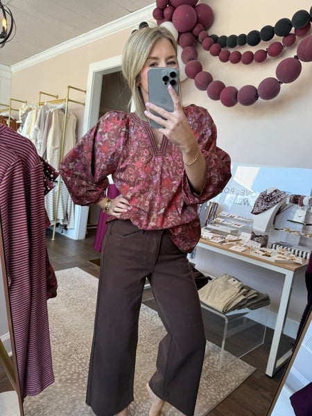 Fall Floral Top