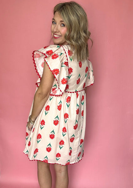 Poppy Scallop Dress