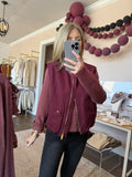 Zip-up vest with flap pockets