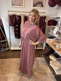 Pima cotton skirt set - Rose Taupe