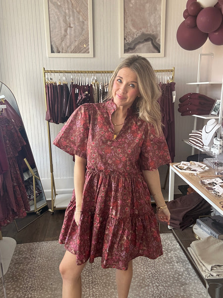 Floral Romantic Ruffle Dress