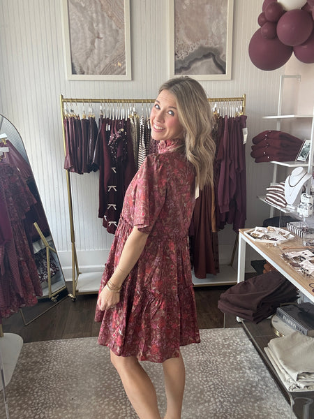 Floral Romantic Ruffle Dress