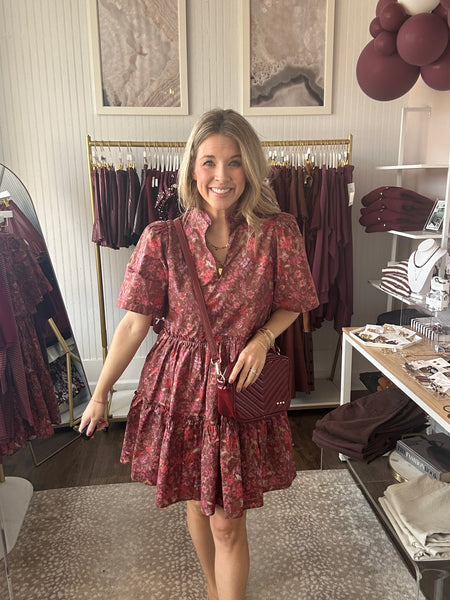 Floral Romantic Ruffle Dress