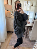 Charcoal cozy sweatshirt