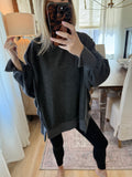 Charcoal cozy sweatshirt