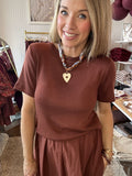 Sweater midi dress - mixed media