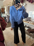 Piper Cardigan - Dusty Blue
