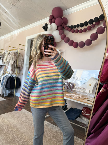 Rainbow sweater
