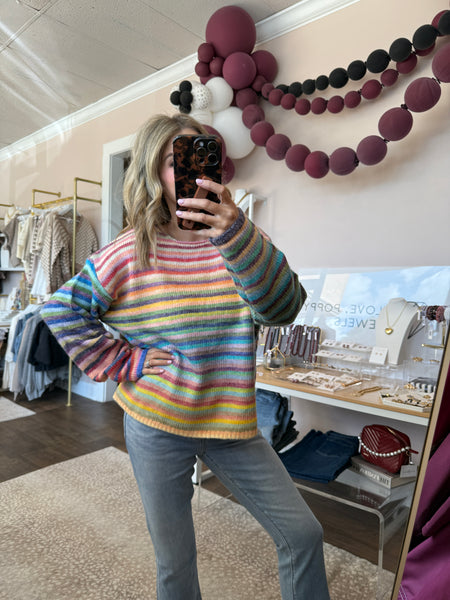 Rainbow sweater