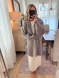 Herringbone Sweater Cardigan