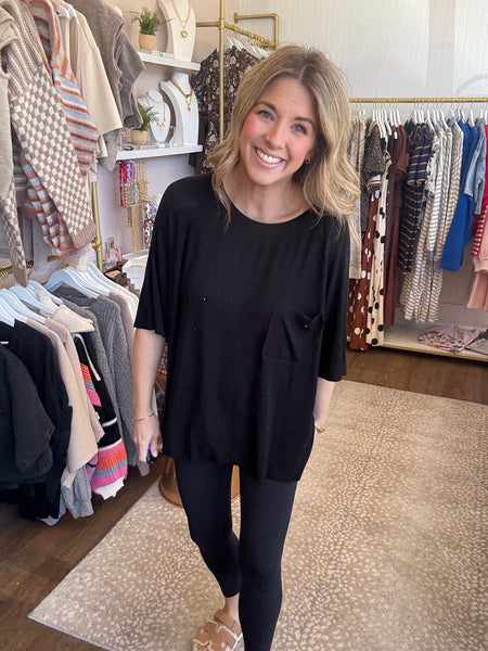 So Soft Basic Tee - Black