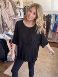 So Soft Basic Tee - Black