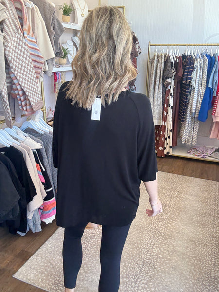 So Soft Basic Tee - Black