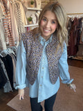 Washed heavy denim shirt