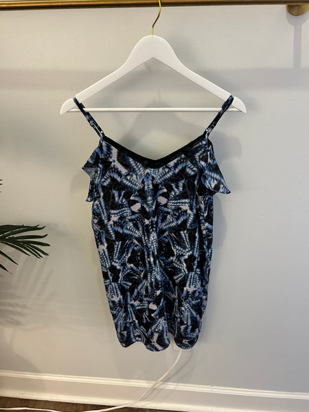 Blue Patterned Dress