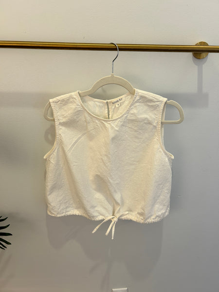White Tie Tank Top